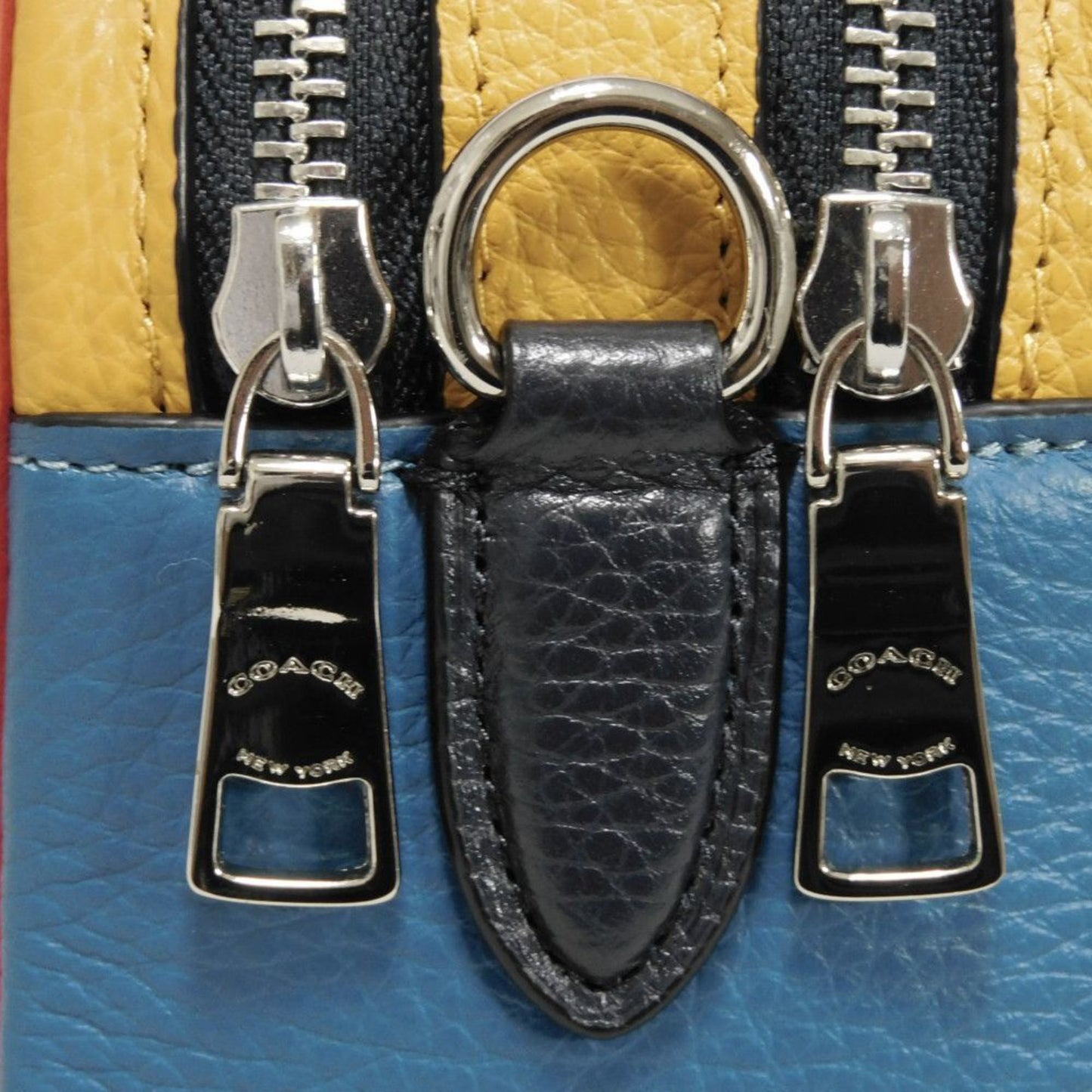 Coach Shoulder Bag Jess Crossbody Embossed Multi Color Block Unused Horse