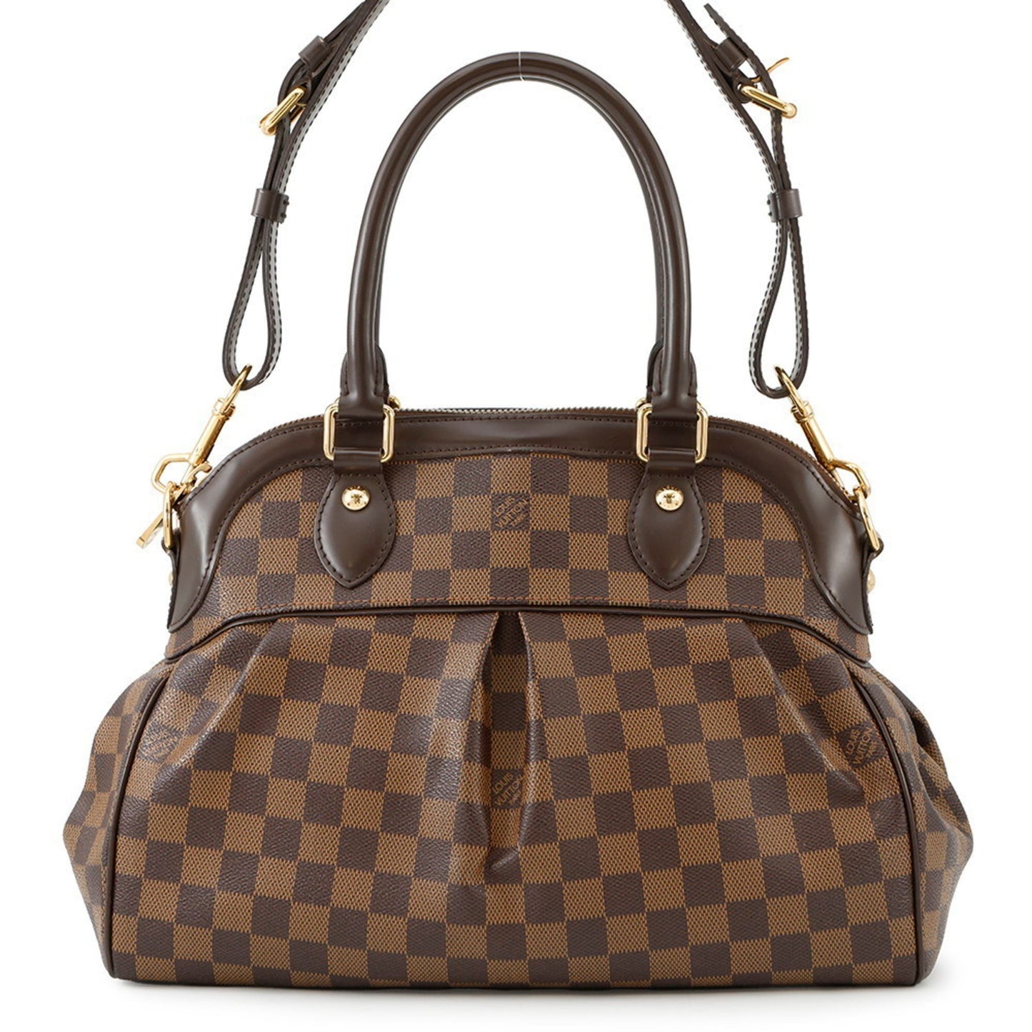 Louis Vuitton Damier Ebene Trevi Pm Handbag N51997 Louis Vuitton 2-Way