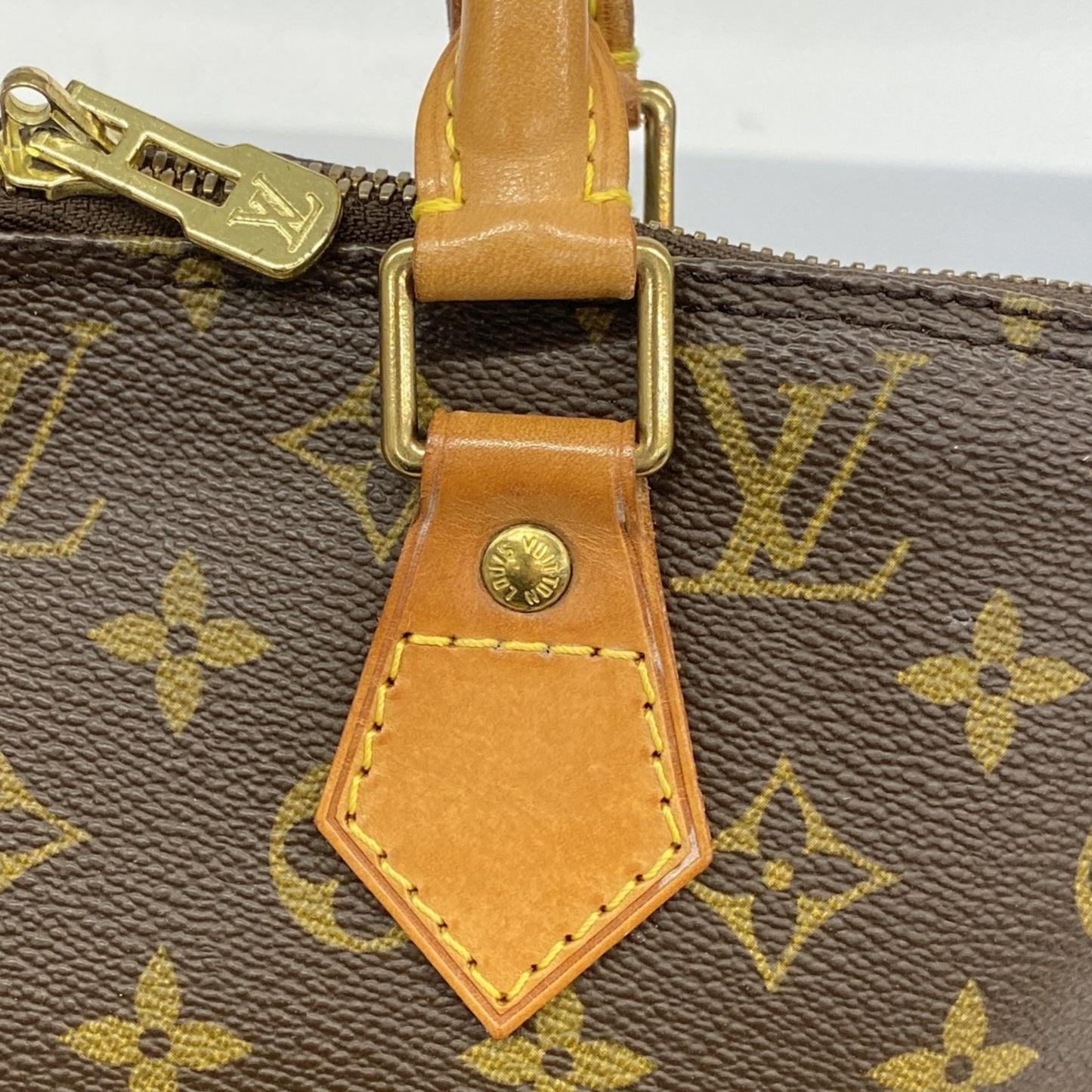 Louis Vuitton Monogram Alma Handbag M51130 Brown