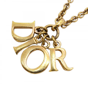 Christian Dior Necklace Gp Plated Gold