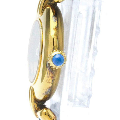 Cartier Must Colisee Gold Plated Leather Quartz
