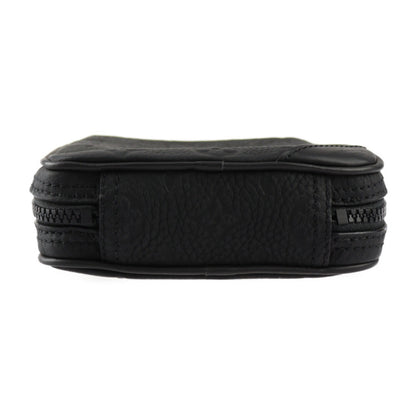 Louis Vuitton Utility Side Bag Shoulder M53298 Taurillon Leather Black Orange Body Pouch Vuitton