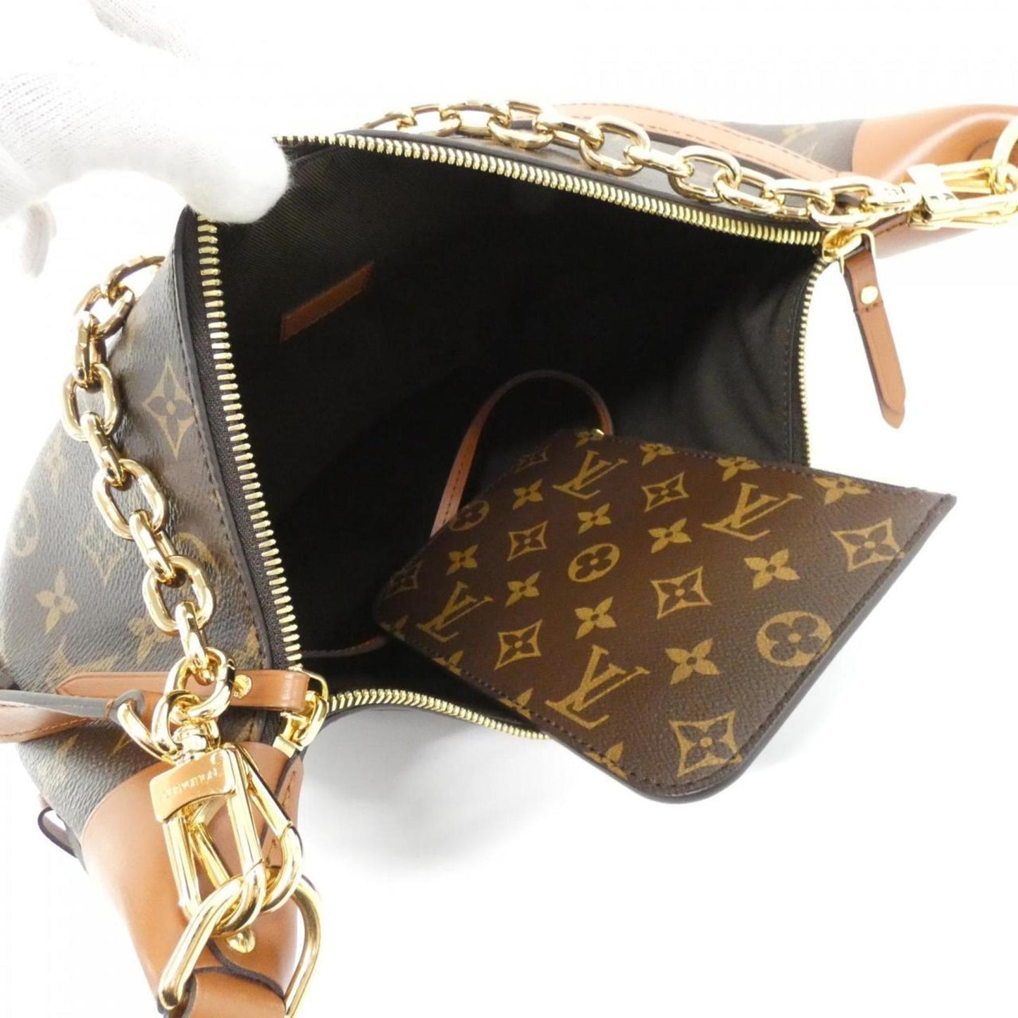 Louis Vuitton Monogram Reverse Loop Hobo Shoulder Bag M46311