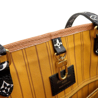 Louis Vuitton Giant Monogram Jungle On The Go Gm M44674 Tote Bag Noir