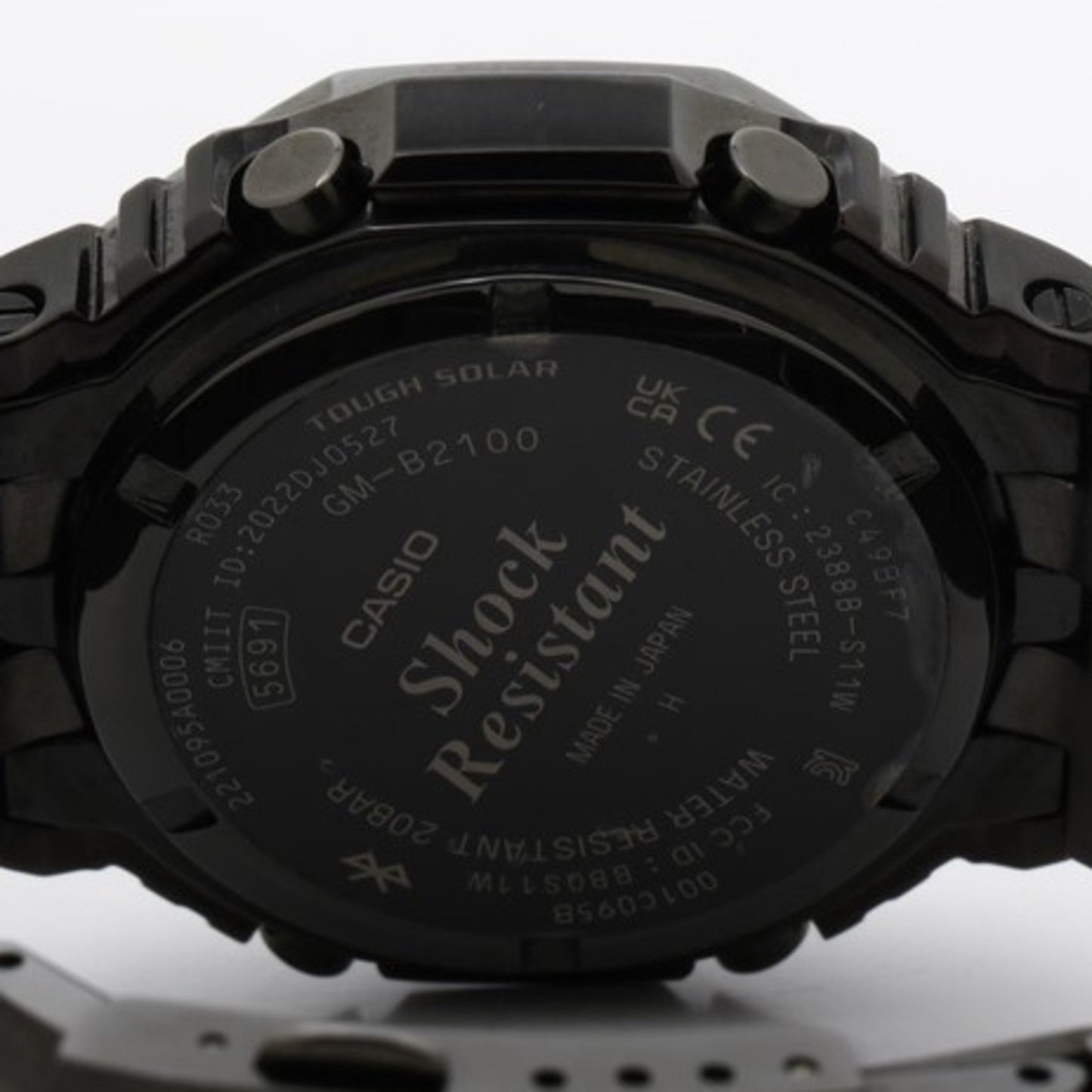 Casio G-Shock Full Metal 2100 Series Watch Gm-B2100Bd-1Ajf Black Stainless Steel