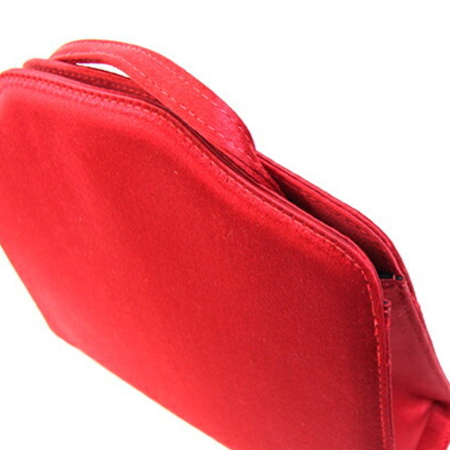 Salvatore Ferragamo Shoulder Bag Vara A219168 Red Satin Ribbon