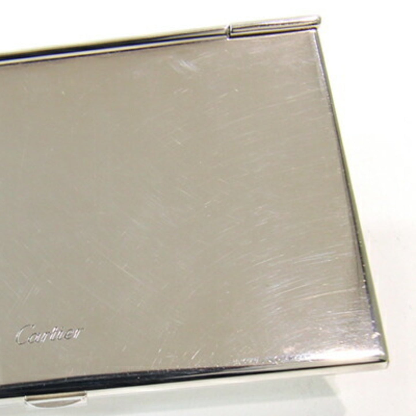 Cartier Business Card Holder T1220284 Silver Sv Sterling 925 Case