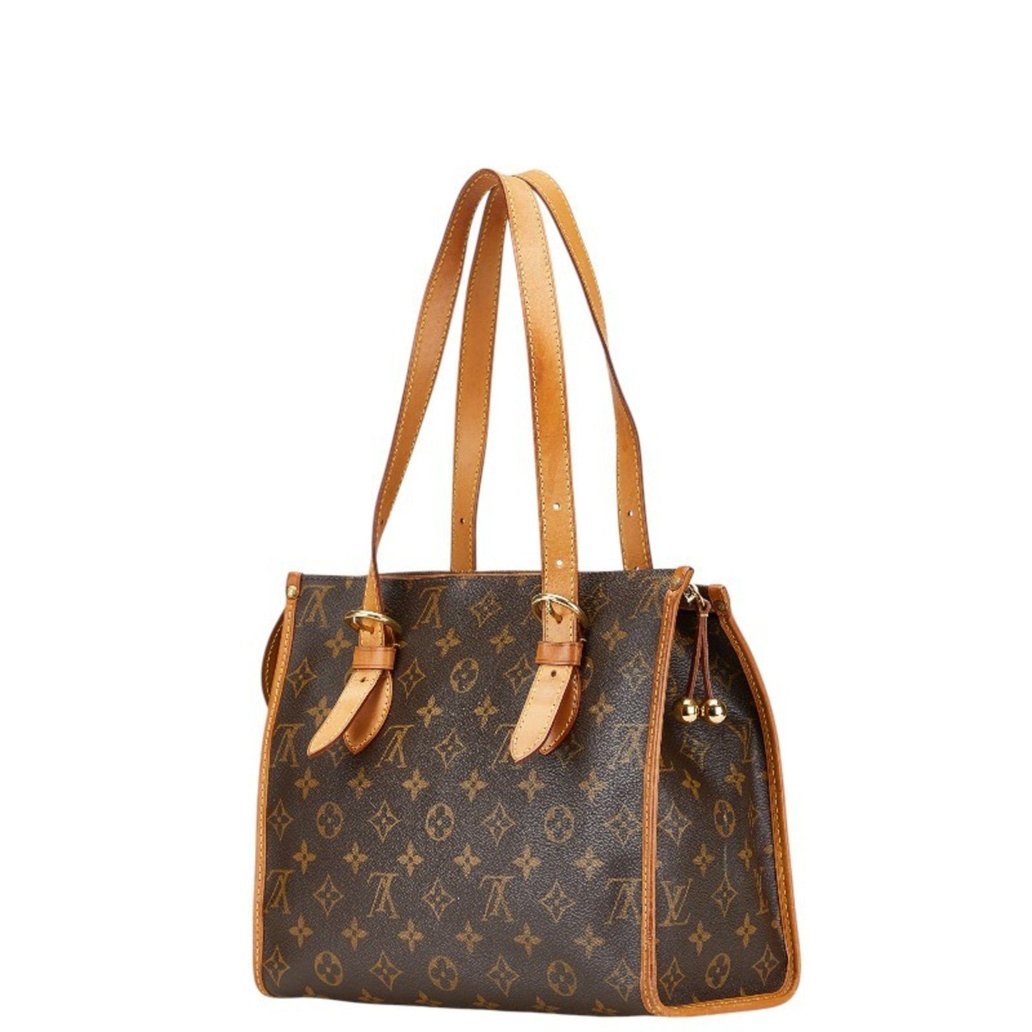 Louis Vuitton Monogram Popincourt Handbag M40007 Brown Leather