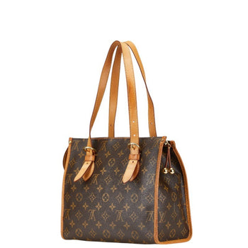 Louis Vuitton Monogram Popincourt Handbag M40007 Brown Leather