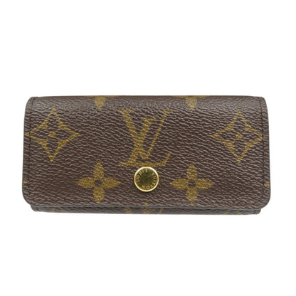 Louis Vuitton Multicle 4 Monogram M69517 4-Ring Ic Chip Brown Key Case Lv 0517Louis Vuitton