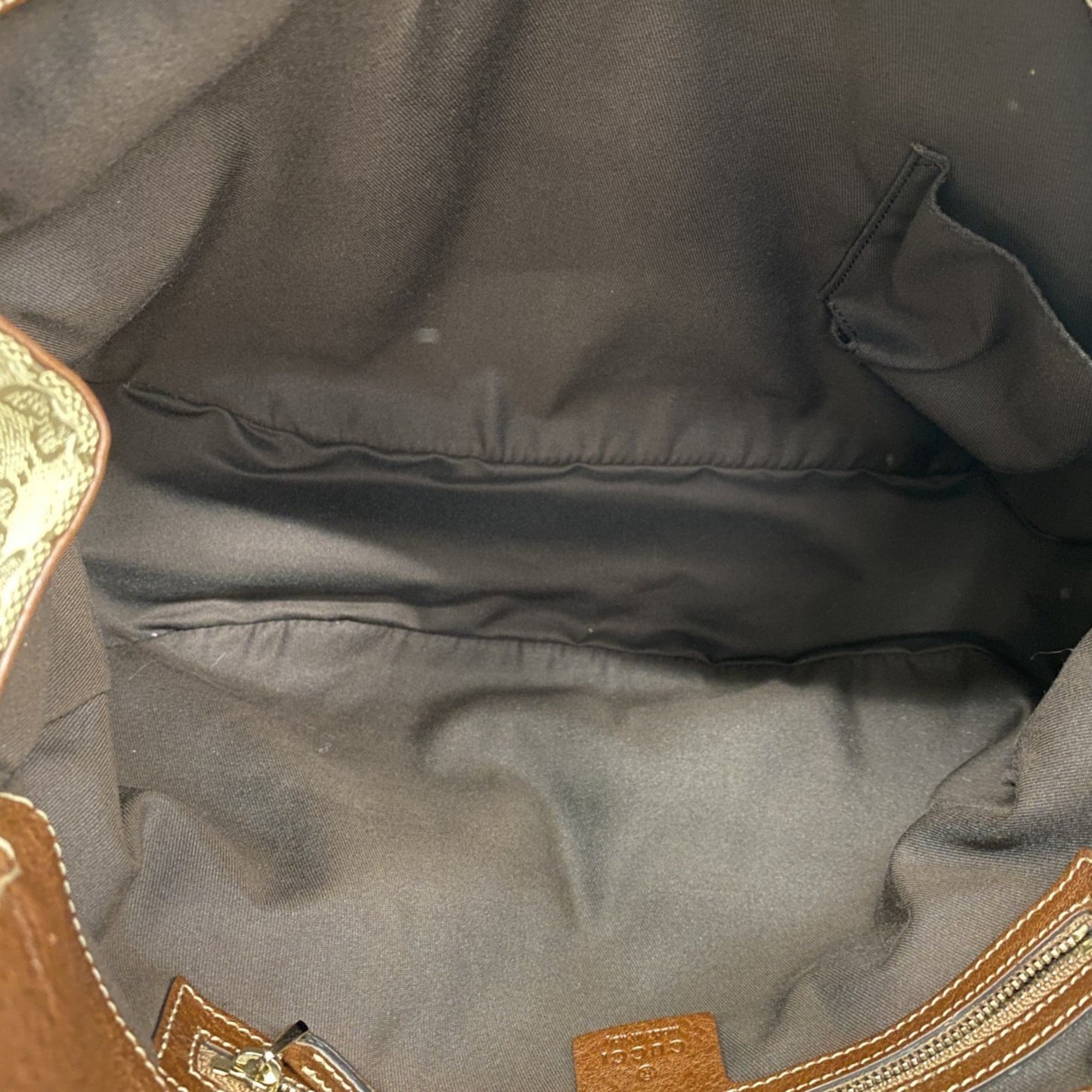 Gucci Gg Canvas Shoulder Bag 203503 Brown