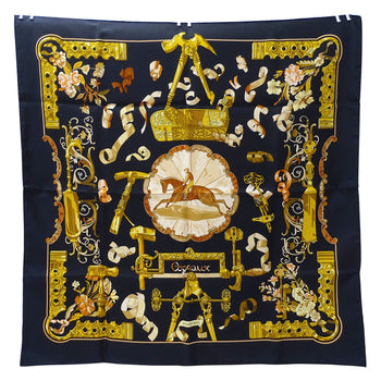 Hermes Herms Carr 90 Copeaux Scarf