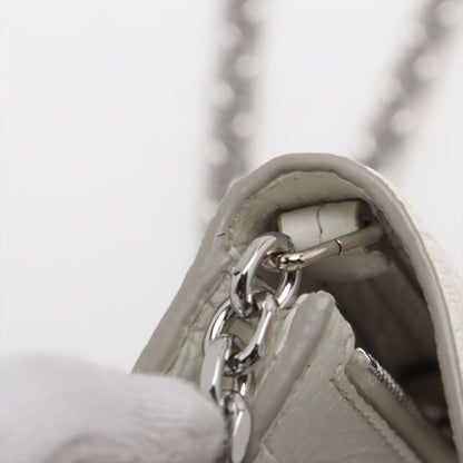 Maison Margiela 4-Stitch Chain Wallet Leather Bifold Crossbody Shoulder Bag