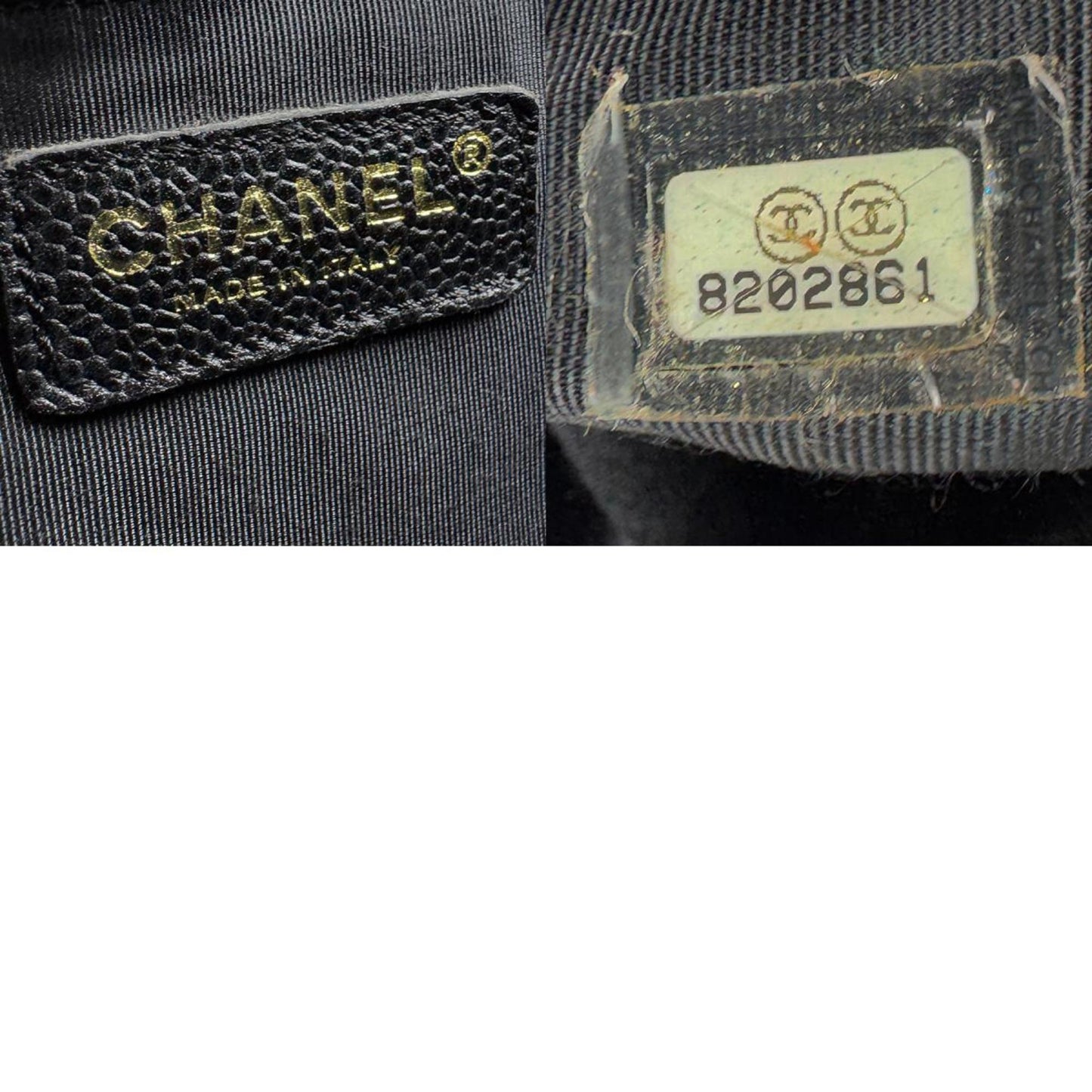 Chanel Pst Shoulder Bag In Caviar Leather