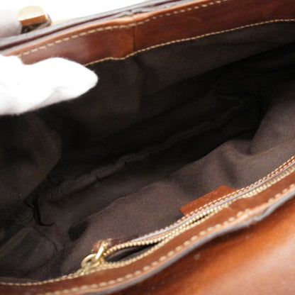 Gucci Gg Canvas Horsebit Shoulder Bag 137592 Brown