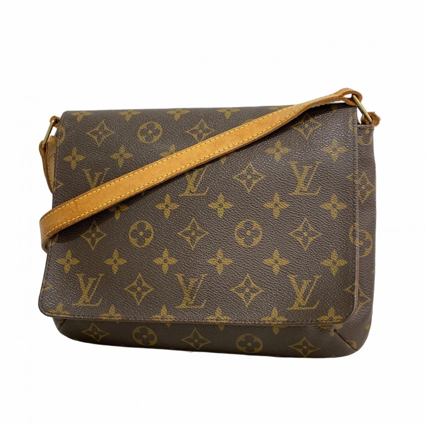 Louis Vuitton Monogram Musette Tango Short Strap Shoulder Bag M51257 Brown