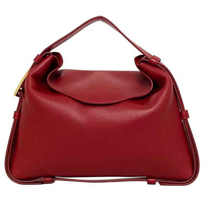 Bottega Veneta Handbag Cradle Bordeaux Gold 680058 Lambskin Leather Bottega Veneta Side Triangle