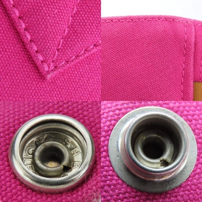Hermes Tote Bag Panier De Plage Mm Canvas Hot Pink