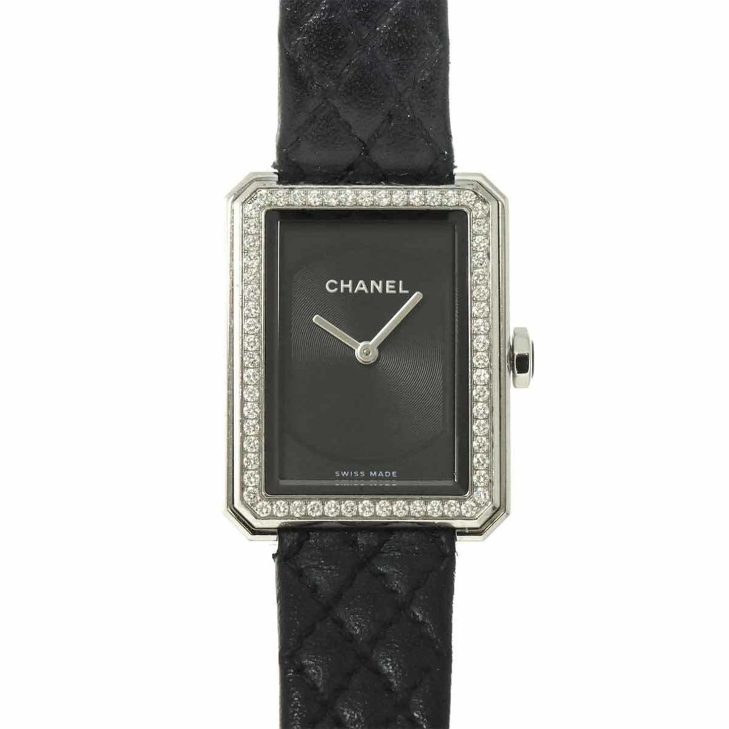 Chanel Boy Friend H4883 Diamond Bezel Women'S Watch