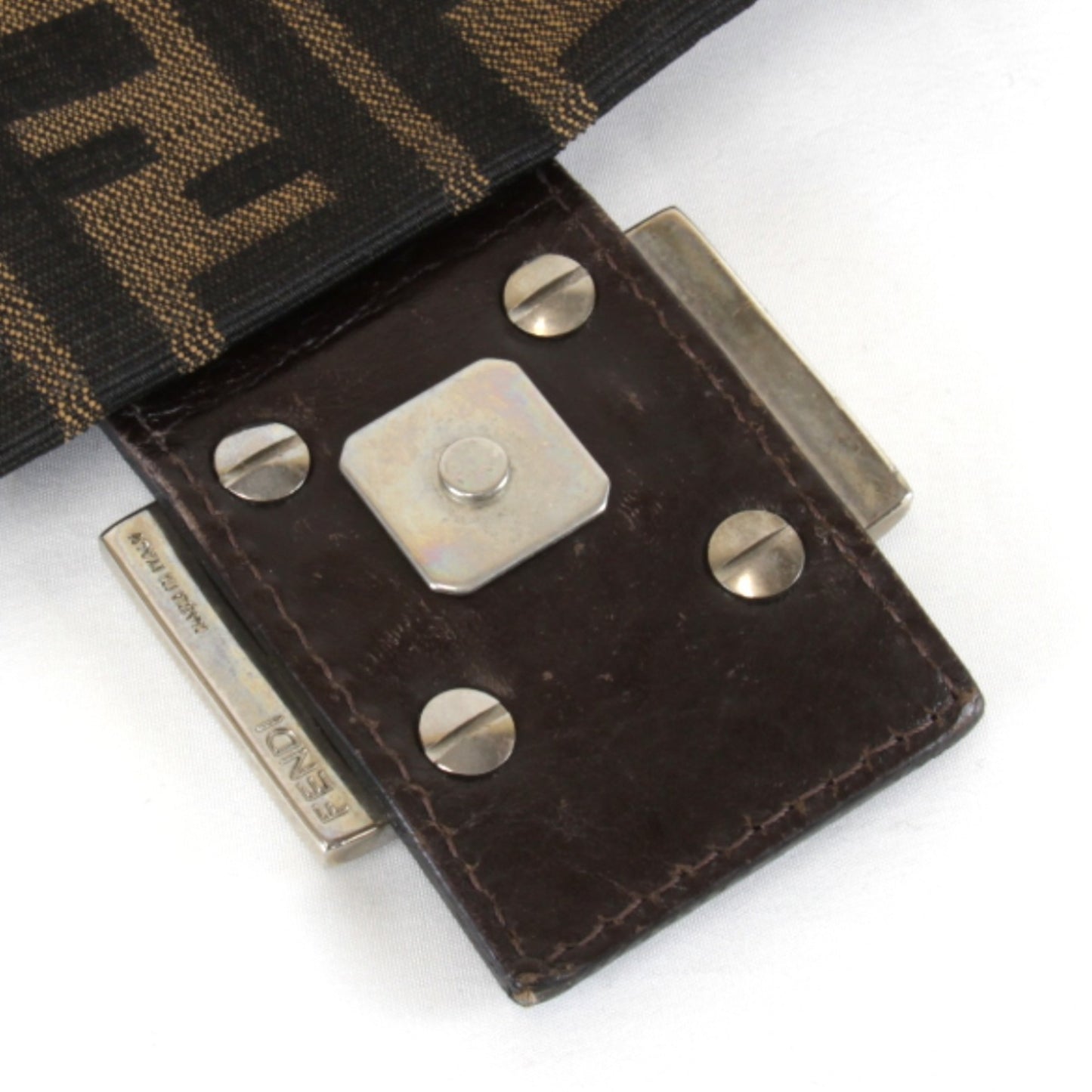 Fendi Zucca Mamma Bucket Shoulder Bag In Brown Canvas