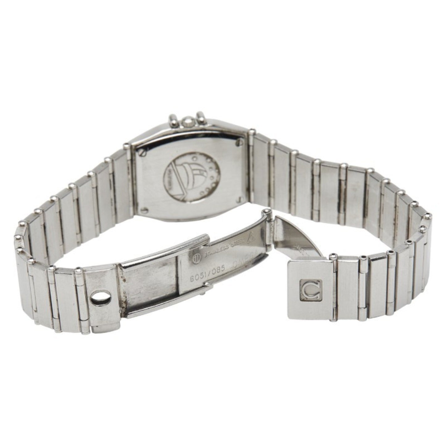 Omega Constellation Quartz Watch With Silver Dial And Stainless Steel