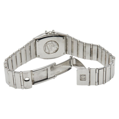 Omega Constellation Quartz Watch With Silver Dial And Stainless Steel
