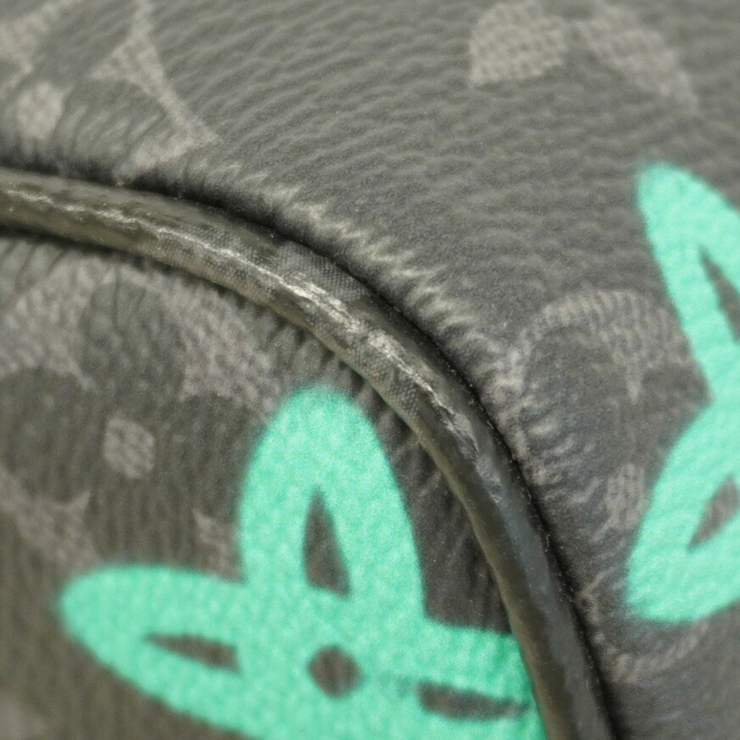 Louis Vuitton Monogram Eclipse Speedy Bandouliere 25 Handbag M21399 Black/Green 2-Way Bag