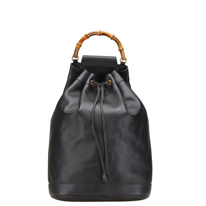 Gucci Bamboo Shoulder Bag/Body Bag 003 2113 0037 Black Leather