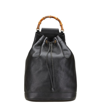 Gucci Bamboo Shoulder Bag/Body Bag 003 2113 0037 Black Leather