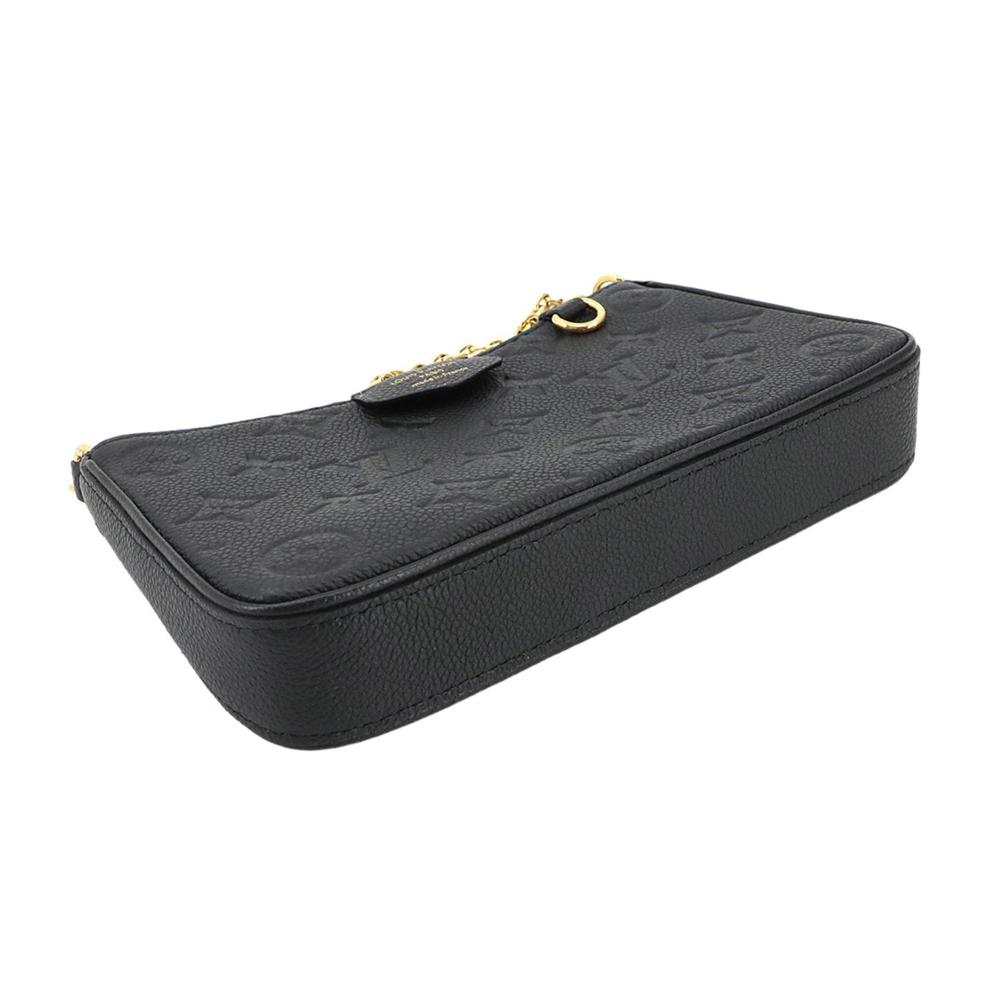 Louis Vuitton Monogram Empreinte Easy Pouch 2-Way Shoulder Bag In Leather Noir (M80349)