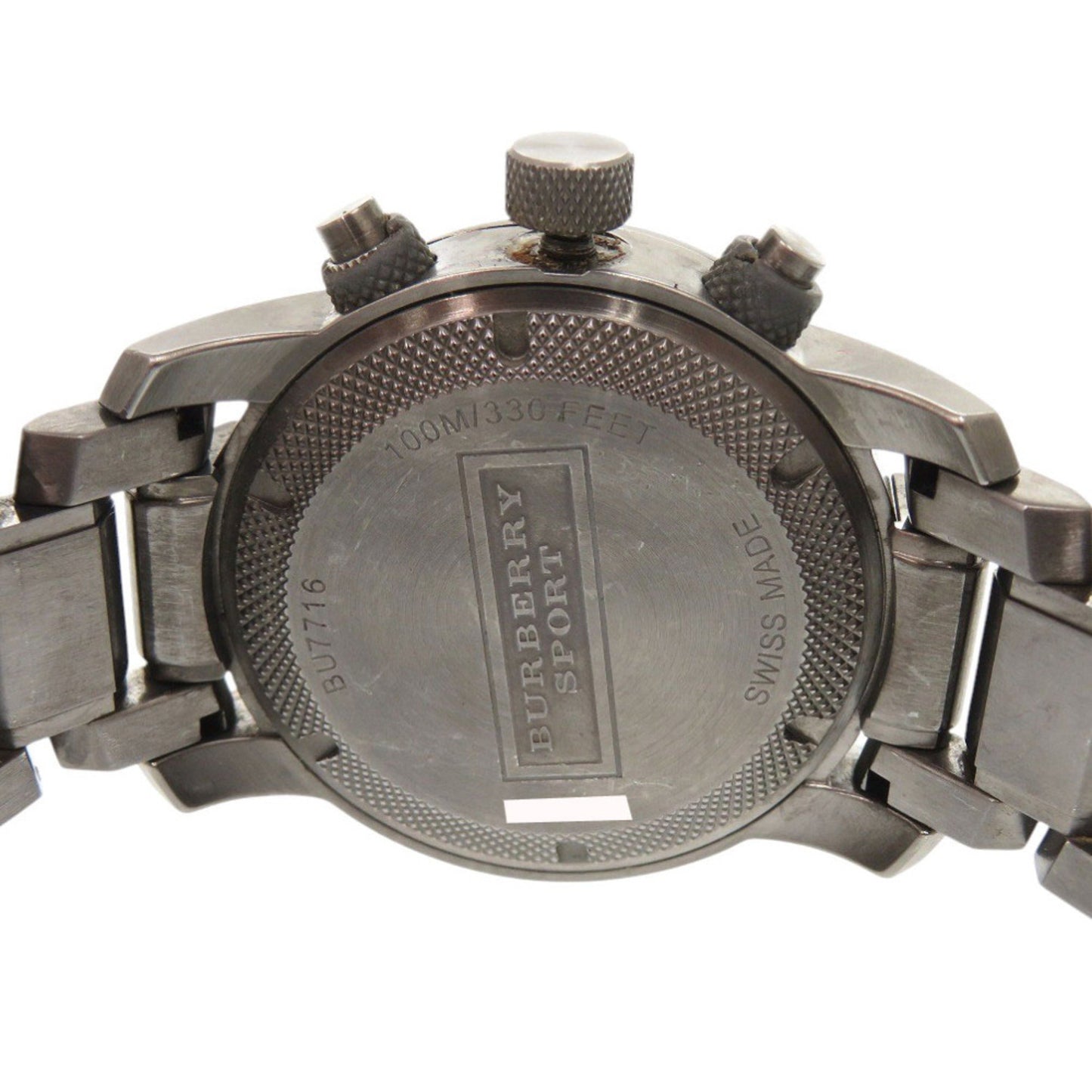 Burberry Sport Bu7716 Chronograph Stainless Steel Brown Quartz Watch 1740 Burberry