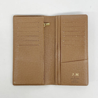 Louis Vuitton Monogram Portefeuille Brazza Long Wallet M66540 Brown