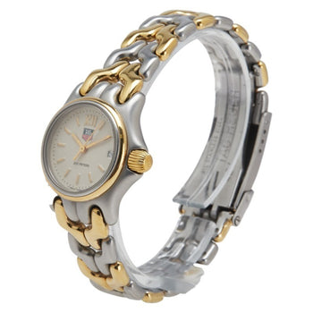 Tag Heuer Sel Watch S05.008M Quartz Beige Dial Stainless Steel Plated