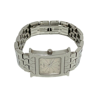 Hermes H Watch Stainless Steel Wristwatch For Men