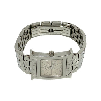 Hermes H Watch Stainless Steel Wristwatch For Men