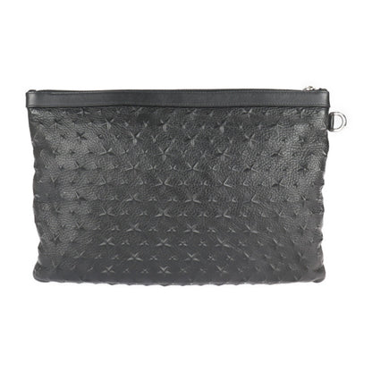 Jimmy Choo Jimmy Choo Derek Derek Second Bag Emg Leather Black Star Studs Emboss