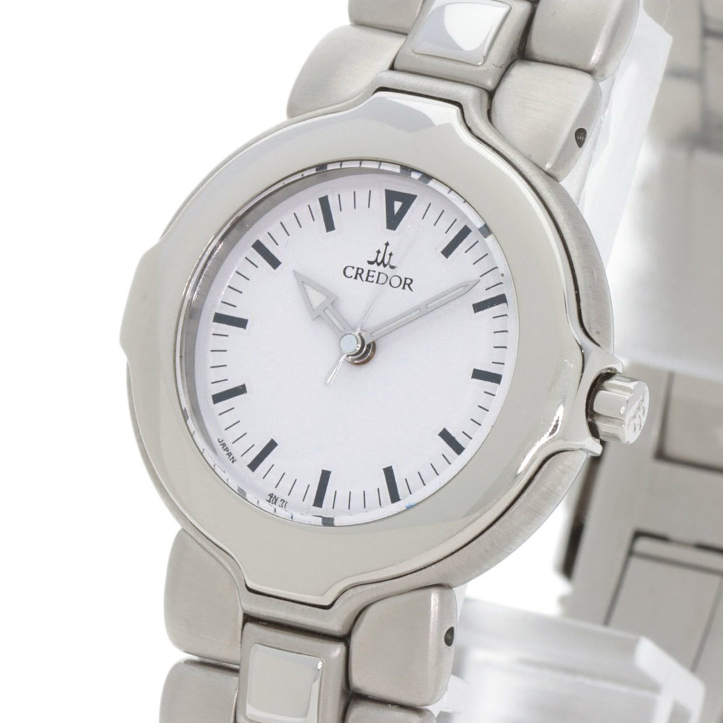 Seiko Gsab003 4N71-0040 Credor Neptune Stainless Steel Watch