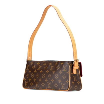 Louis Vuitton Monogram Viva Cite Mm One-Shoulder Bag M51164 Brown Pvc Leather