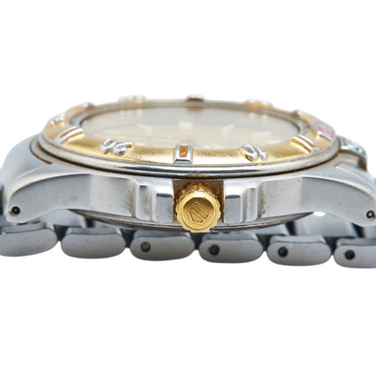 Tag Heuer 4000 Series Watch 995.413 Quartz Gold Dial Stainless Steel Plated Boys' Heuer