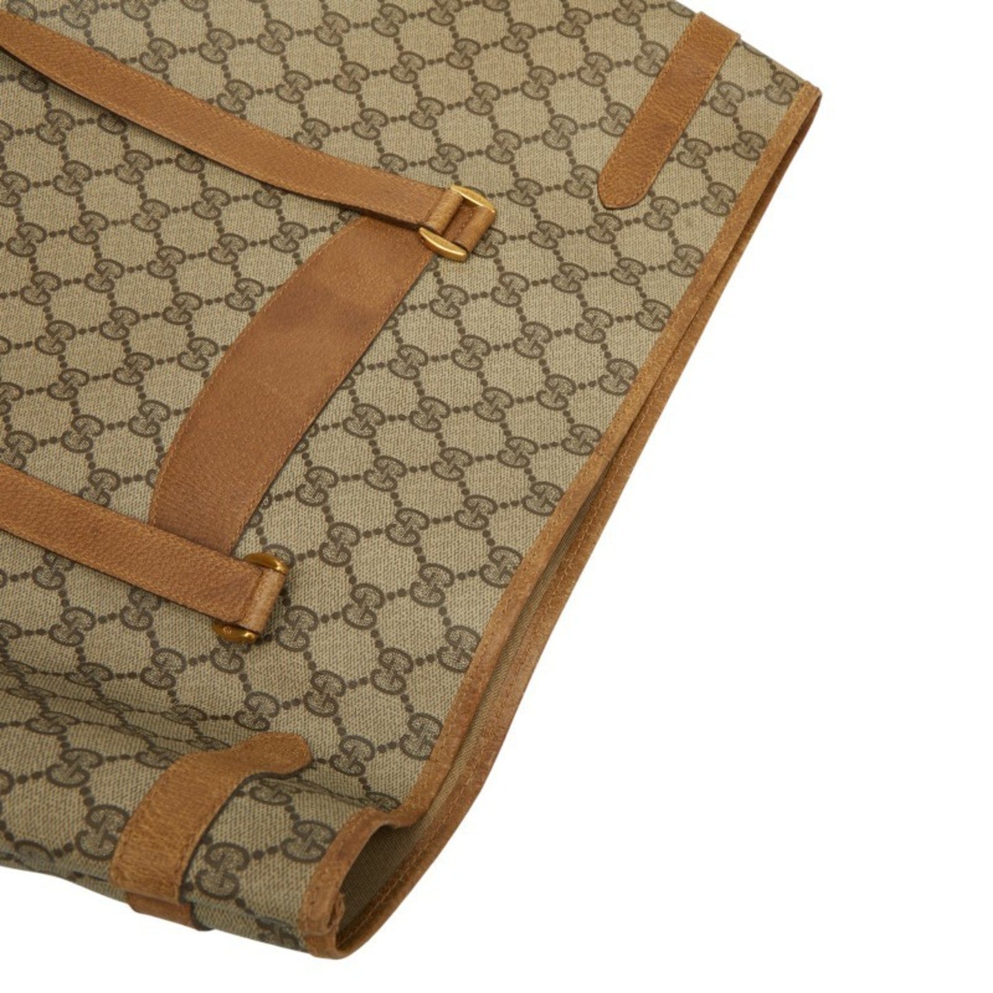 Gucci Gg Supreme Tote Bag 3902061 Brown Leather