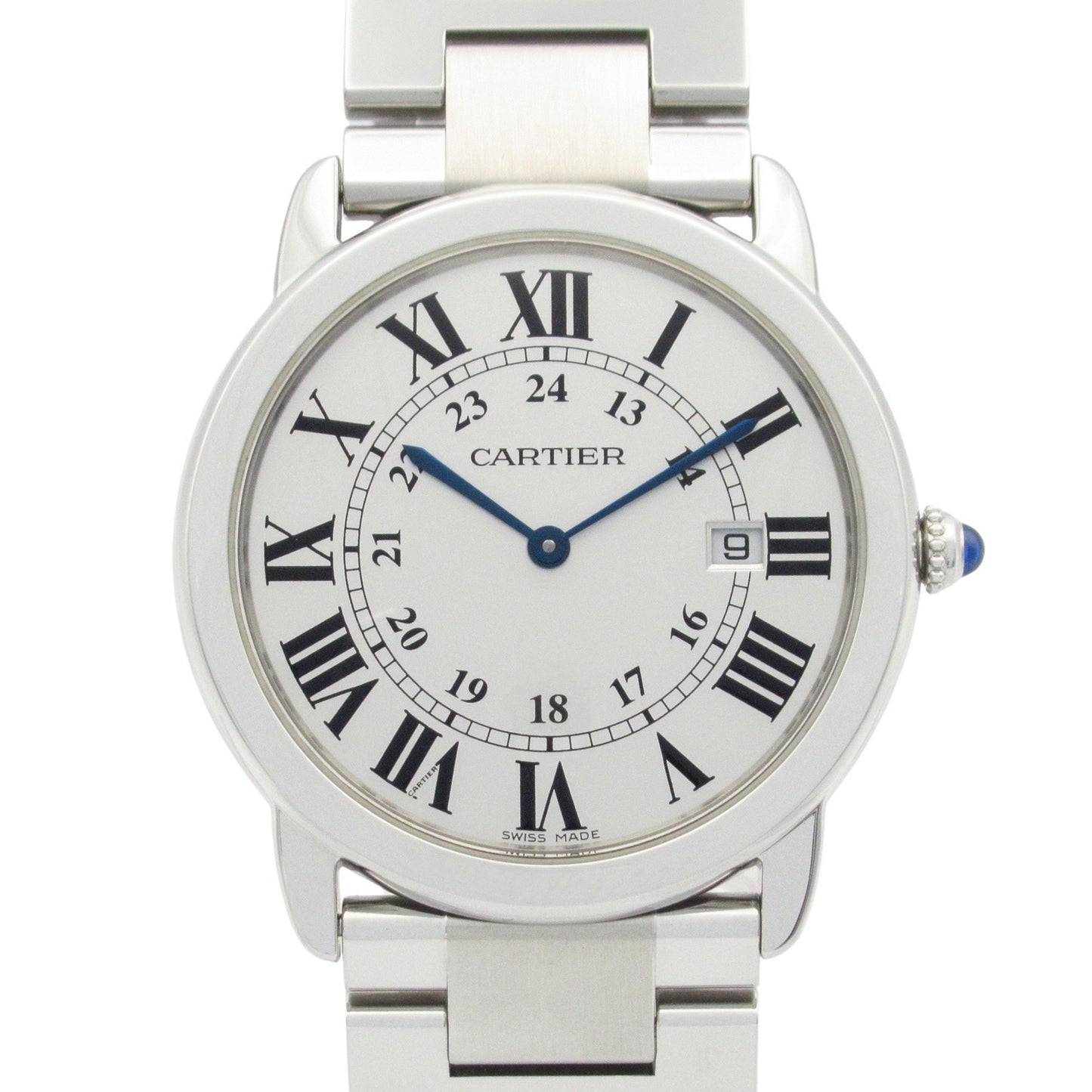 Cartier Ronde Solo De Lm Stainless Steel Men'S Watch