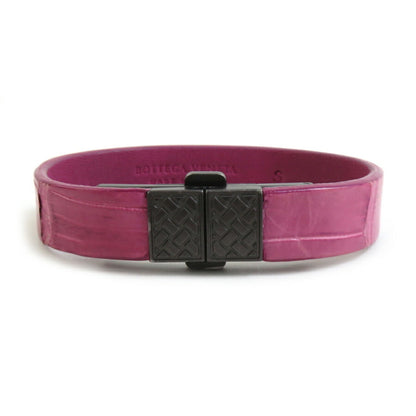 Bottega Veneta Bracelet In Pink Purple Leather For Women