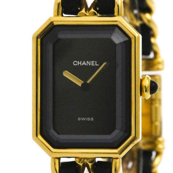 Chanel Premiere Size M Gold Plated Quartz