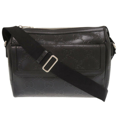 Gucci Gg Embossed 658565 Black Bag Shoulder 1774Gucci