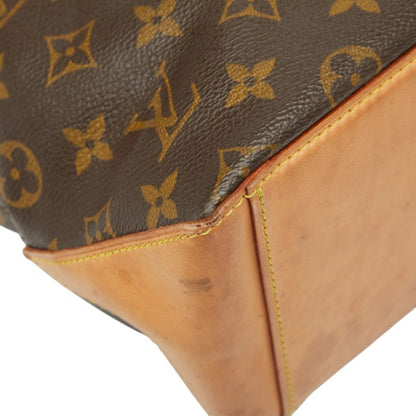 Louis Vuitton Monogram Cabas Piano Handbag Tote Bag M51148 Brown Leather