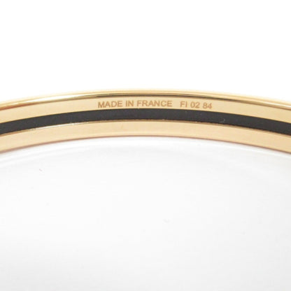 Hermes Uni Enamel Bangle Bracelet In Pink