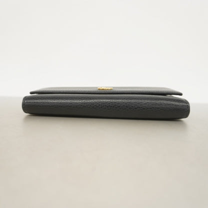 Gucci Gg Marmont Long Wallet 456116 Leather Black