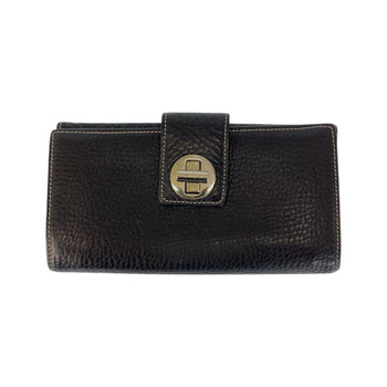 Tiffany & Co. Tiffany Black/Tiffany Blue Leather Long Wallet H30963G