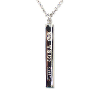 Tiffany Sv925 1837 Bar Pendant