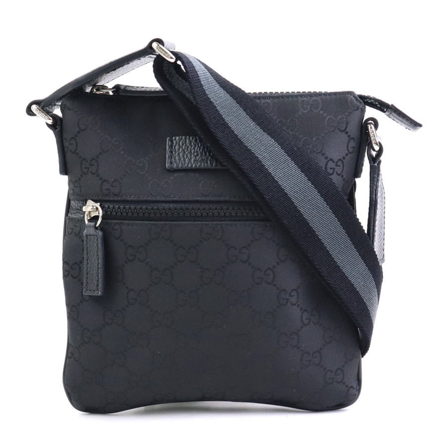 Gucci Shoulder Bag Nylon Black